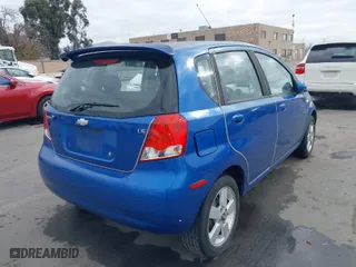 2008 Chevrolet Aveo LS with VIN KL1TD66698B037409, listed as a IAAI auction lot 41466523 with 174,562 mi miles. Bid and sale history available at carsss.com. Image 4.