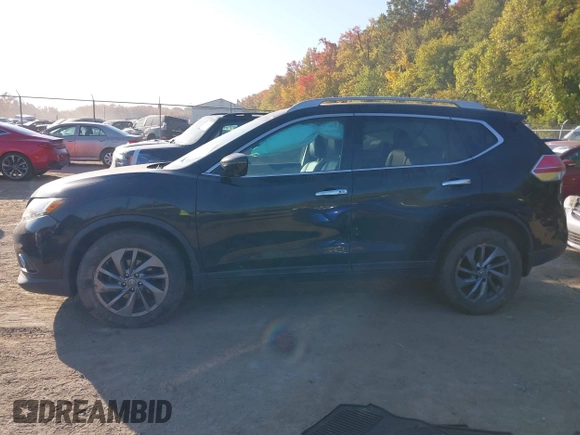 2016 Nissan Rogue SV with VIN 5N1AT2MV2GC755622, listed as a IAAI auction lot 40656869 with 132,970 mi miles and . Bid and sale history available at DreamBid. Image 14.