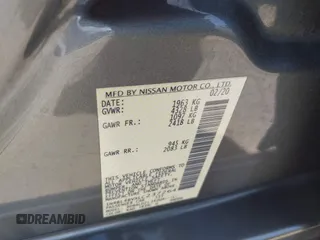 2020 Nissan Altima S with VIN 1N4BL4BVXLC237264, listed as a IAAI auction lot 41813608 with 97,618 mi miles and . Bid and sale history available at DreamBid. Image 9.