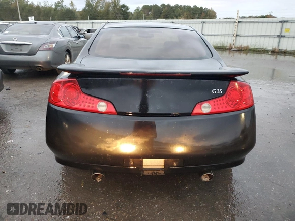 2003 Infiniti G35 Coupe w/Leather with VIN JNKCV54EX3M224955, listed as a Copart auction lot 79199644 with 122,398 mi miles and Salvage Title. Bid and sale history available at carsss.com. Image 6.