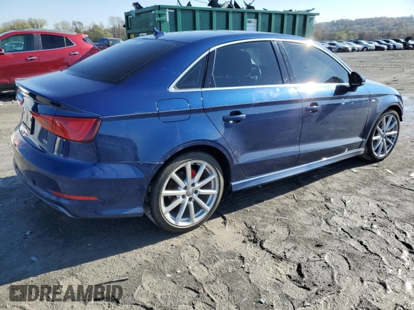 2015 Audi A3 with VIN WAUHJGFF4F1027836, listed as a Copart auction lot 74572223 with 70,508 mi miles and Salvage title. Bid and sale history available at DreamBid. Image 3.