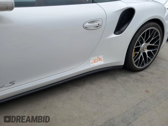 2016 Porsche 911 Turbo S with VIN WP0CD2A9XGS178233, listed as a Copart auction lot 75118664 with 41,481 mi miles and Salvage Title. Bid and sale history available at DreamBid. Image 12.