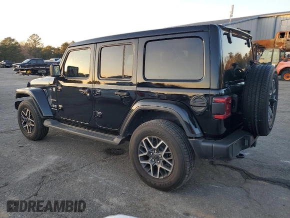 2024 Jeep Wrangler Sahara with VIN 1C4PJXENXRW118401, listed as a Copart auction lot 84731534 with 6,895 mi miles and Salvage Title. Bid and sale history available at DreamBid. Image 2.