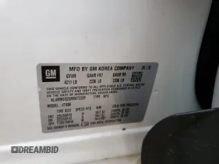 2021 Buick Encore GX Select with VIN KL4MMDS25MB072229, listed as a Copart auction lot 60198005 with 39,401 mi miles and Salvage title. Bid and sale history available at DreamBid. Image 13.