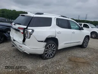 2021 GMC Acadia Denali with VIN 1GKKNPLSXMZ106090, listed as a Copart auction lot 58580425 with 155,111 mi miles and Salvage title. Bid and sale history available at DreamBid. Image 3.