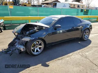 2006 Infiniti G35 Coupe with VIN JNKCV54EX6M707298, listed as a Copart auction lot 50843575 with 0 mi miles and Salvage Title. Bid and sale history available at carsss.com. Image 1.