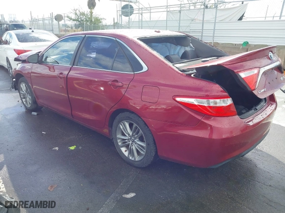 2015 Toyota Camry Hybrid LE with VIN 4T1BD1FK7FU155931, listed as a IAAI auction lot 41794523 with 90,730 mi miles. Bid and sale history available at carsss.com. Image 3.