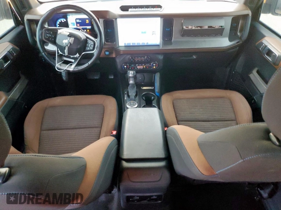 2021 Ford Bronco с VIN 1FMDE5DH6MLB02239, выставлен на аукционе Copart как лот 55315985 с пробегом 36 310 миль миль и На запчасти • Non repairable. История ставок и продаж доступна на DreamBid. Изображение 8.