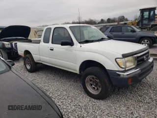 1998 Toyota Tacoma with VIN 4TAWN72NXWZ124547, listed as a Copart auction lot 44794815 with 242,757 mi miles and Salvage Title. Bid and sale history available at DreamBid. Image 4.