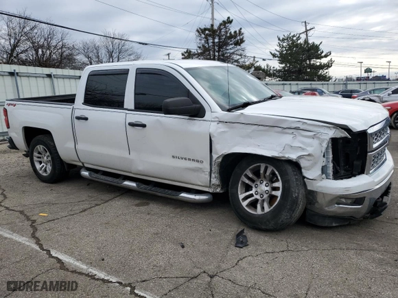 2014 Chevrolet Silverado 1500 LT with VIN 3GCUKREC8EG331737, listed as a Copart auction lot 47282545 with 152,514 mi miles and Salvage Title. Bid and sale history available at carsss.com. Image 4.