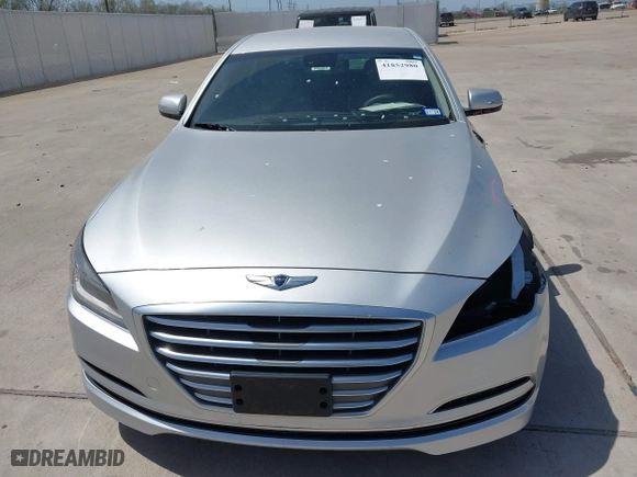 2016 Hyundai Genesis 3.8L with VIN KMHGN4JE5GU113233, listed as a IAAI auction lot 41852980 with 67,006 mi miles. Bid and sale history available at carsss.com. Image 12.