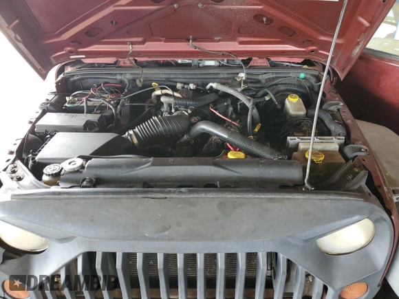 2008 Jeep Wrangler X with VIN 1J4FA241X8L541485, listed as a Copart auction lot 54050235 with 145,748 mi miles and Salvage title. Bid and sale history available at DreamBid. Image 11.