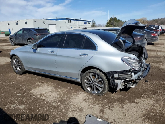 2018 Mercedes-Benz C 300 with VIN 55SWF4KB1JU269737, listed as a Copart auction lot 47123975 with 78,440 mi miles and Salvage Title. Bid and sale history available at DreamBid. Image 2.
