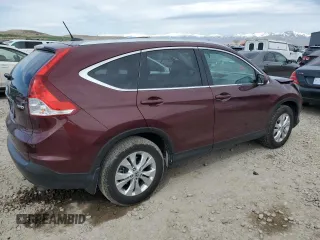 2014 Honda CR-V EX-L with VIN 5J6RM4H72EL115185, listed as a Copart auction lot 52162095 with 26,652 mi miles and Salvage Title. Bid and sale history available at carsss.com. Image 3.