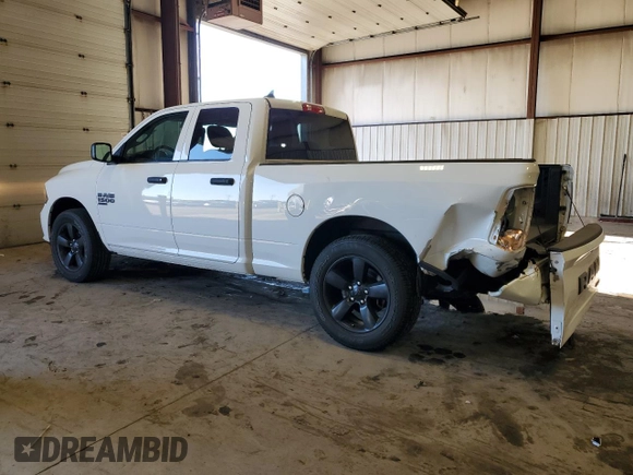 2021 Ram 1500 Tradesman z VIN 1C6RR7FG2MS574580, wystawiony jako Copart lot #84800634 z przebiegiem 33 134 mil mil oraz Szkoda całkowita • Salvage title. Historia ofert i sprzedaży dostępna na DreamBid. Obrazek 2.
