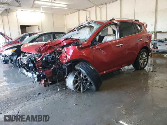2016 Toyota RAV4 Limited z VIN 2T3DFREV1GW439061, wystawiony jako Copart lot #86280734 z przebiegiem Nie podano mil oraz Szkoda całkowita • Salvage title. Historia ofert i sprzedaży dostępna na DreamBid. Obrazek 1.