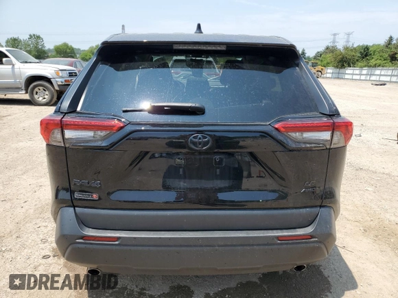 2022 Toyota RAV4 LE with VIN 2T3F1RFV6NC273303, listed as a Copart auction lot 61099085 with 33,712 mi miles and Salvage title. Bid and sale history available at DreamBid. Image 6.