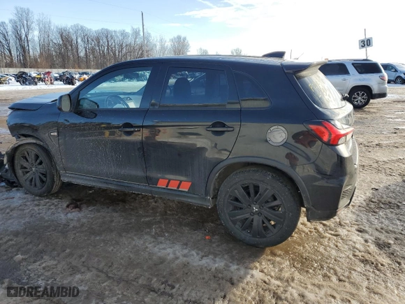 2020 Mitsubishi Outlander Sport ES 2.0 with VIN JA4AP3AU7LU031109, listed as a Copart auction lot 46235335 with 43,542 mi miles and Salvage Title. Bid and sale history available at carsss.com. Image 2.