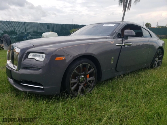 2018 Rolls-Royce Wraith with VIN SCA665C5XJUX87117, listed as a Copart auction lot 65855274 with 0 mi miles and Salvage Title. Bid and sale history available at carsss.com. Image 1.