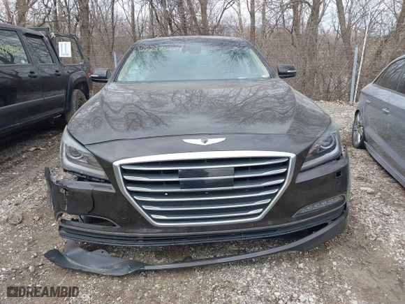 2016 Hyundai Genesis 3.8L with VIN KMHGN4JE9GU110867, listed as a IAAI auction lot 41729504 with 126,247 mi miles. Bid and sale history available at carsss.com. Image 12.