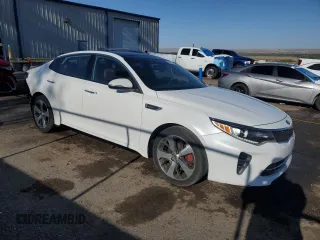 2016 Kia Optima SX Turbo with VIN 5XXGW4L20GG016273, listed as a Copart auction lot 55533855 with 114,108 mi miles and Salvage title. Bid and sale history available at DreamBid. Image 4.