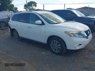 2013 Nissan Pathfinder SL z VIN 5N1AR2MN8DC634202, wystawiony jako IAAI lot #42333625 z przebiegiem 183 994 mil mil oraz . Historia ofert i sprzedaży dostępna na DreamBid. Obrazek 1.