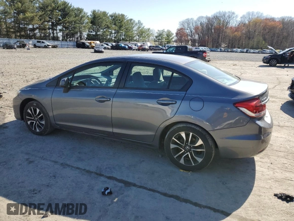 2013 Honda Civic EX with VIN 19XFB2F8XDE268824, listed as a Copart auction lot 52260635 with 141,214 mi miles and Salvage Title. Bid and sale history available at DreamBid. Image 2.