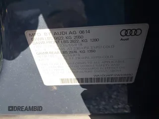 2015 Audi Q5 Premium Plus с VIN WA1DGAFP1FA006460, выставлен на аукционе IAAI как лот 40900762 с пробегом 121 611 миль миль и . История ставок и продаж доступна на DreamBid. Изображение 9.