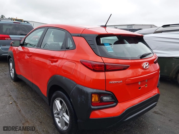 2020 Hyundai Kona SE with VIN KM8K1CAA2LU486477, listed as a IAAI auction lot 41529157 with 59,599 mi miles. Bid and sale history available at carsss.com. Image 3.