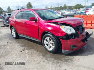 2013 Chevrolet Equinox LT z VIN 1GNALDEKXDZ134231, wystawiony jako IAAI lot #41733140 z przebiegiem 164 996 mil mil oraz . Historia ofert i sprzedaży dostępna na DreamBid. Obrazek 1.