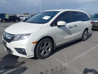 2019 Honda Odyssey EX-L with VIN 5FNRL6H74KB103686, listed as a IAAI auction lot 41948433 with 78,506 mi miles. Bid and sale history available at carsss.com. Image 2.