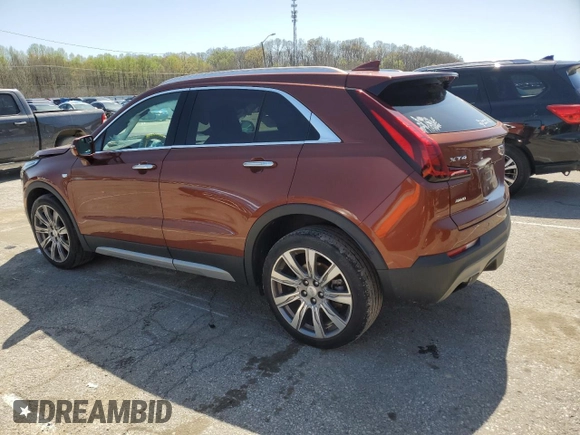 2019 Cadillac XT4 AWD Premium Luxury with VIN 1GYFZDR42KF214298, listed as a Copart auction lot 52489875 with 63,338 mi miles and Salvage title. Bid and sale history available at DreamBid. Image 2.