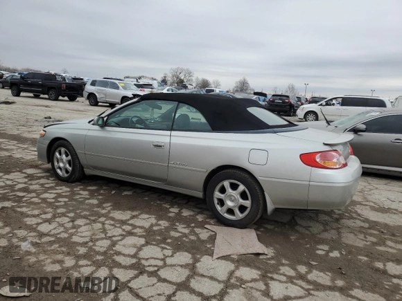 2002 Toyota Solara SE with VIN 2T1FF28P32C561579, listed as a Copart auction lot 85861854 with Not Provided miles and Salvage Title. Bid and sale history available at DreamBid. Image 2.