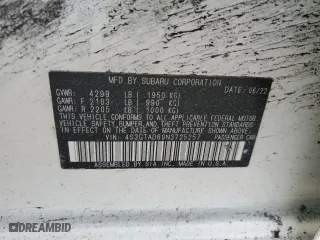 2022 Subaru Impreza Premium with VIN 4S3GTAD60N3725257, listed as a Copart auction lot 47446875 with 106,902 mi miles and Salvage Title. Bid and sale history available at carsss.com. Image 13.