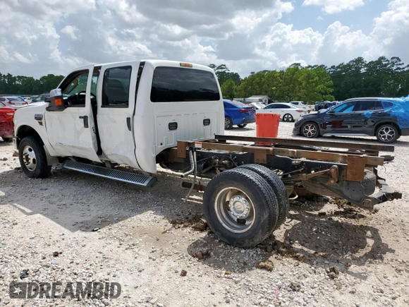 2010 Ford F-350 XL with VIN 1FTWW3DR9AEA59443, listed as a Copart auction lot 61190545 with 147,998 mi miles and Salvage title. Bid and sale history available at DreamBid. Image 2.