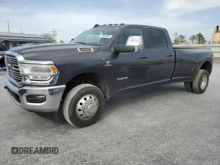 2023 Ram 3500 Laramie with VIN 3C63RRJL4PG574503, listed as a Copart auction lot 47491325 with 15,194 mi miles and Salvage Title. Bid and sale history available at carsss.com. Image 1.