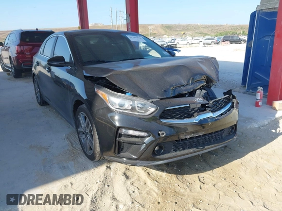 2021 Kia Forte EX with VIN 3KPF54AD0ME284084, listed as a IAAI auction lot 42145578 with 36,843 mi miles and . Bid and sale history available at DreamBid. Image 1.