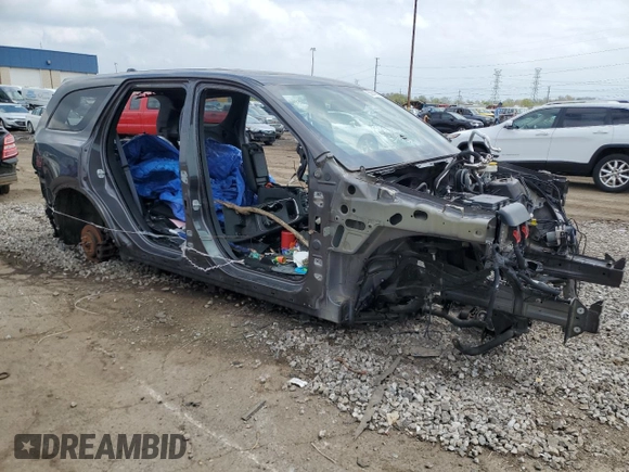2019 Dodge Durango R/T with VIN 1C4SDJCT2KC676671, listed as a Copart auction lot 55654095 with Not provided miles and Salvage title. Bid and sale history available at DreamBid. Image 4.