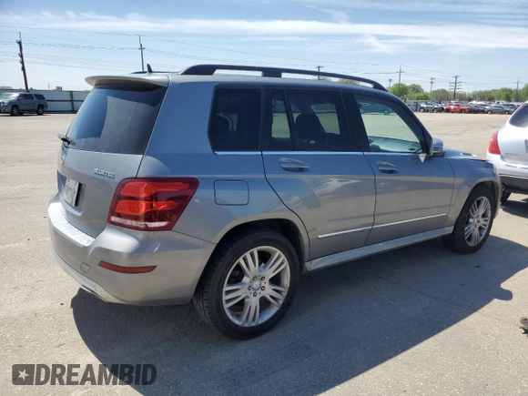 2014 Mercedes-Benz GLK 250 with VIN WDCGG0EB6EG323451, listed as a Copart auction lot 55799855 with 98,181 mi miles and Salvage Title. Bid and sale history available at DreamBid. Image 3.