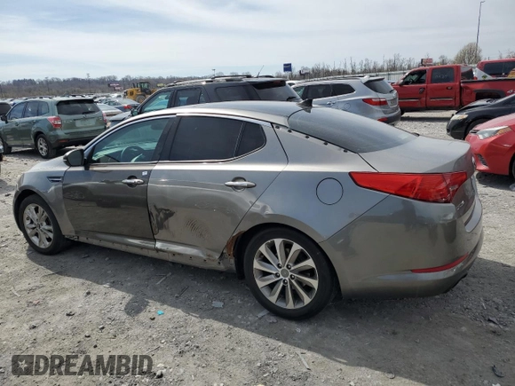 2013 Kia Optima EX with VIN 5XXGN4A7XDG218793, listed as a Copart auction lot 49856445 with 222,174 mi miles and Salvage title. Bid and sale history available at DreamBid. Image 2.