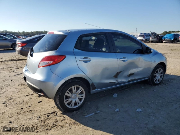 2013 Mazda Mazda2 Sport with VIN JM1DE1KY4D0170735, listed as a Copart auction lot 45476545 with 123,807 mi miles and Salvage Title. Bid and sale history available at carsss.com. Image 3.