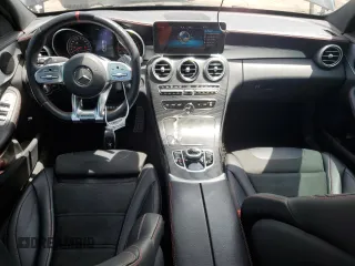 2019 Mercedes-Benz C 43 AMG with VIN 55SWF6EB3KU292221, listed as a Copart auction lot 56335835 with 38,369 mi miles and Salvage title. Bid and sale history available at DreamBid. Image 8.
