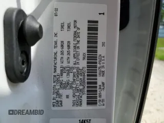 2022 Toyota Tundra 1794 Edition with VIN 5TFMA5DB8NX045273, listed as a Copart auction lot 59119765 with 37,454 mi miles and Non repairable. Bid and sale history available at DreamBid. Image 13.