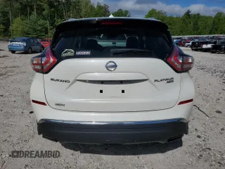 2016 Nissan Murano SL z VIN 5N1AZ2MHXGN139146, wystawiony jako Copart lot #57624115 z przebiegiem Nie podano mil oraz Szkody całkowita. Historia ofert i sprzedaży dostępna na DreamBid. Obrazek 6.