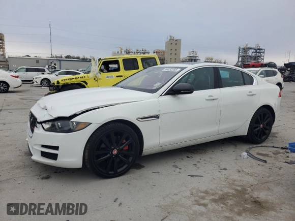 2019 Jaguar XE 25t with VIN SAJAS4FX5KCP51107, listed as a Copart auction lot 44332255 with 101,036 mi miles and Salvage Title. Bid and sale history available at carsss.com. Image 1.