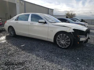 2016 Mercedes-Benz S with VIN WDDUX7GB7GA198194, listed as a Copart auction lot 44791945 with 281,590 mi miles and Salvage Title. Bid and sale history available at DreamBid. Image 4.