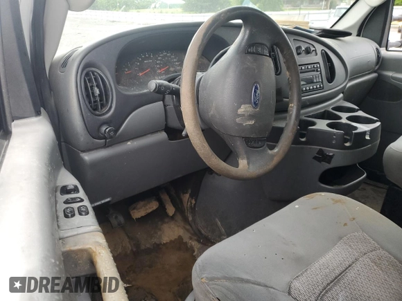 2006 Ford Econoline Cargo with VIN 1FTSS34L66DA48211, listed as a Copart auction lot 55749725 with 248,554 mi miles and Salvage title. Bid and sale history available at DreamBid. Image 8.