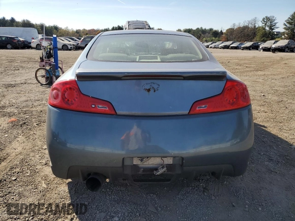 2006 Infiniti G35 Coupe with VIN JNKCV54E26M704458, listed as a Copart auction lot 78372694 with 141,442 mi miles and Salvage Title. Bid and sale history available at carsss.com. Image 6.