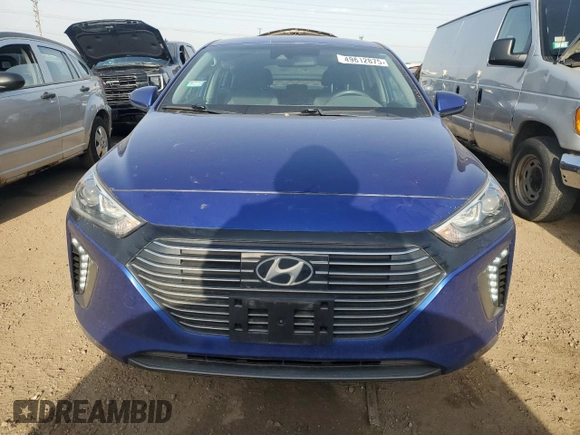 2019 Hyundai Ioniq SEL z VIN KMHC75LC9KU117854, wystawiony jako Copart lot #49612875 z przebiegiem 87 845 mil mil oraz Szkoda całkowita • Salvage title. Historia ofert i sprzedaży dostępna na DreamBid. Obrazek 5.