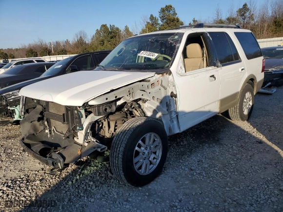 2009 Ford Expedition Eddie Bauer with VIN 1FMFU18509EB20252, listed as a Copart auction lot 87313834 with 124,318 mi miles and Salvage Title. Bid and sale history available at carsss.com. Image 1.
